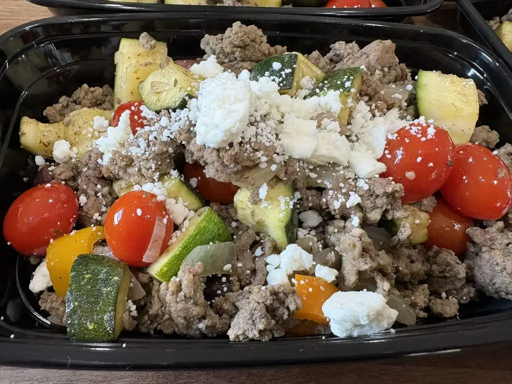 Mediterranean Ground Beef Stir Fry